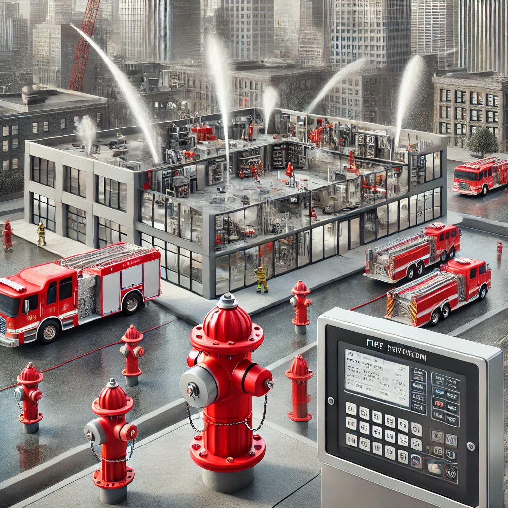 Firefighting Systems - Hydrant, sprinkler systems and fire alarms